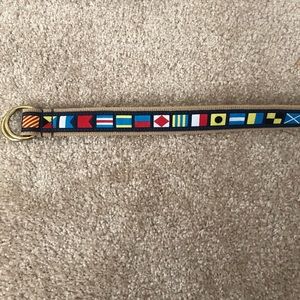 Nautical flag belt